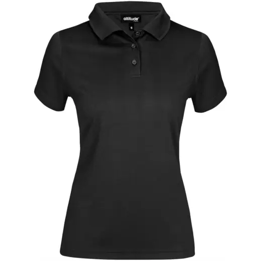 Ladies Distinct Golf Shirt Black